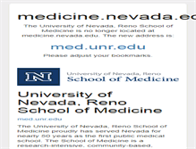 Tablet Screenshot of medicine.nevada.edu